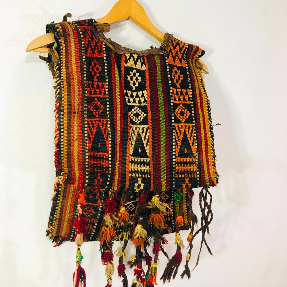 Antique hand made unisex hipster bag - Picture 6 of 16